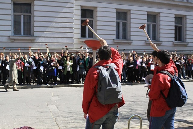 Zeleni protiv Bandića / foto: Pravo na Grad Zeleni protiv Bandića / foto: Pravo na Grad