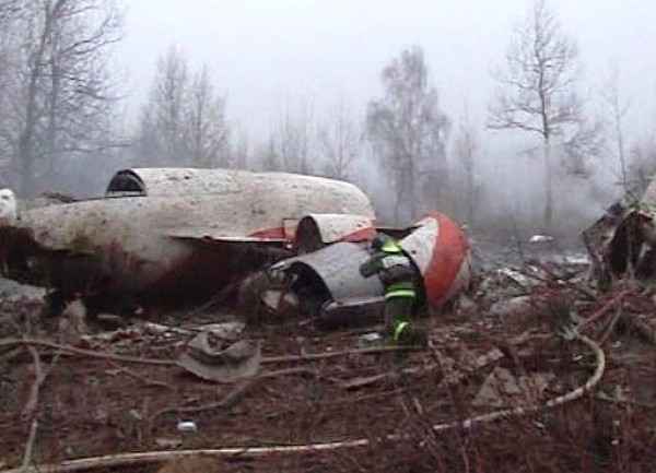 Srušio se avion poljskog predsjednika - mjesto nesreće