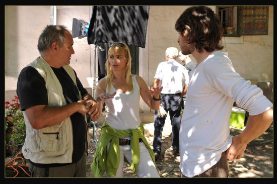 Balašević na setu filma 