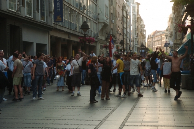 Protesti u Beogradu zbog hap&scaron;enja Mladića
