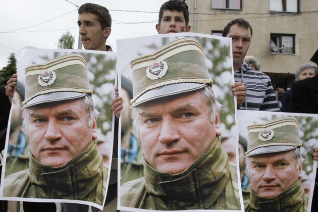 Protest podrške Ratku Mladiću u Kalinoviku, FOTO:Reuters Protest podrške Ratku Mladiću u Kalinoviku, FOTO:Reuters