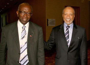 Muhamed bin Hammam i Jack Warner