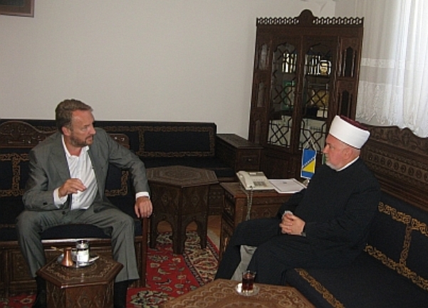 Reis Mustafa Cerić i Bakir Izetbegović Reis Mustafa Cerić i Bakir Izetbegović