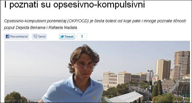 i poznati su opsesivno-kompulsivni i poznati su opsesivno-kompulsivni