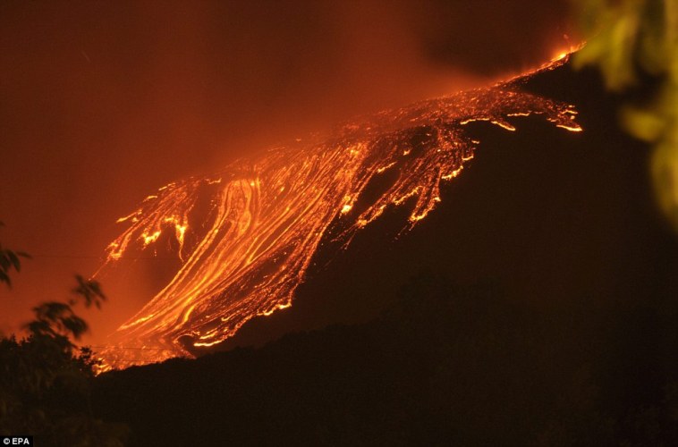Erupcija Etne Erupcija Etne