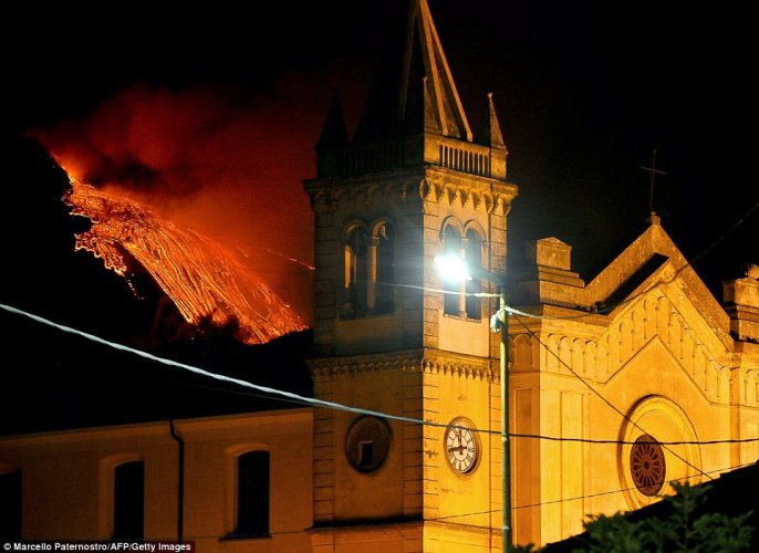 Erupcija Etne Erupcija Etne