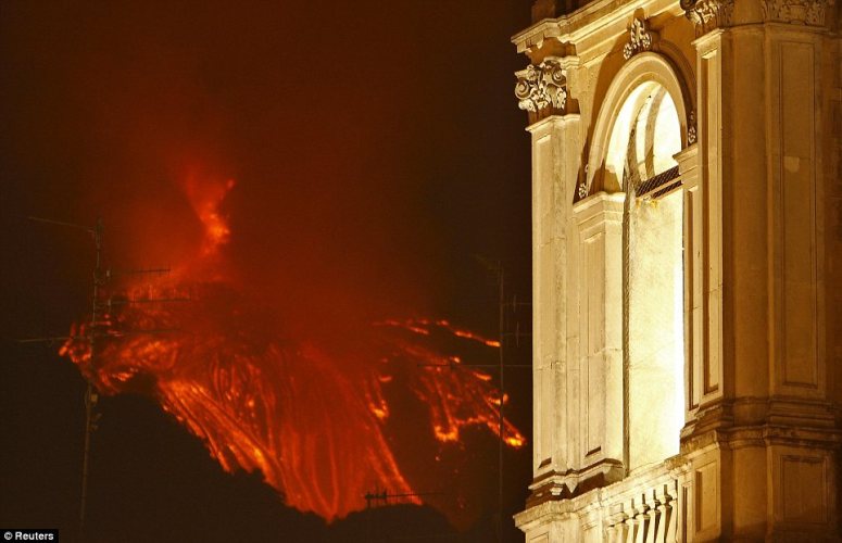 Erupcija Etne Erupcija Etne