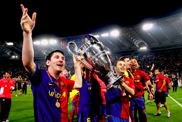 Nogometaši Barcelone nakon prošlosezonskog finala; foto: Getty Images Nogometaši Barcelone nakon prošlosezonskog finala; foto: Getty Images