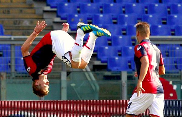 Juraj Kucka proslavlja pogodak protiv Lazija; foto: Re Juraj Kucka proslavlja pogodak protiv Lazija; foto: Re