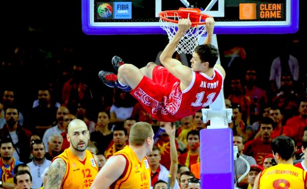 Zakucavanje Semena Antonova; foto: Getty Images Zakucavanje Semena Antonova; foto: Getty Images