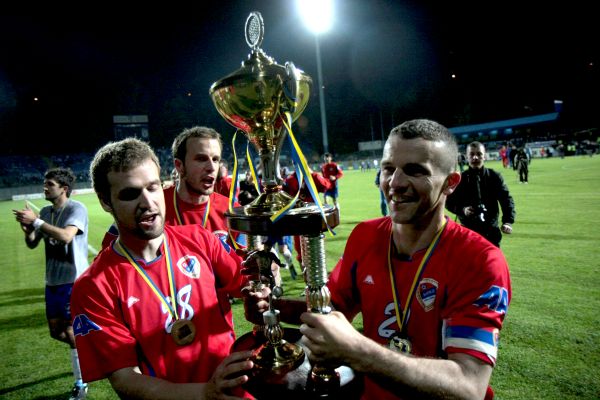 Borac je osvojio Kup BiH u sezoni 2009/2010; foto: Oslobođenje Borac je osvojio Kup BiH u sezoni 2009/2010; foto: Oslobođenje
