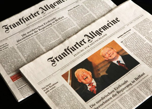 FRANKFURTER ALLGEMEINE ZEITUNG FRANKFURTER ALLGEMEINE ZEITUNG