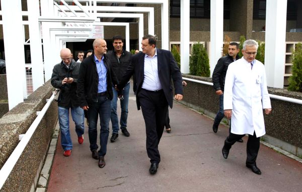 Milorad Dodik napu&scaron;ta UKC Banjaluka; foto: SRNA