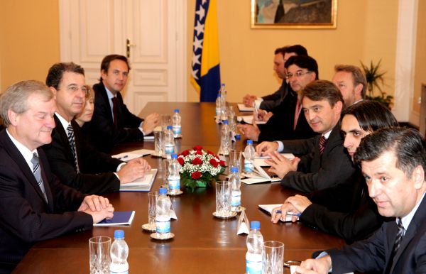 Sastanku je prisustvovao i Boris Buha, savjetnik u Kabinetu člana Predsjedni&scaron;tva BiH Neboj&scaron;e Radmanovića, saopćeno je iz Predsjedni&scaron;tva BiH; foto: Press služba Predsjedni&scaron;tva BiH