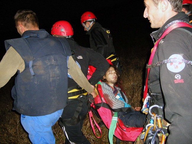 Spa&scaron;avanje paraglajdiste na Jahorini; Foto: SRNA