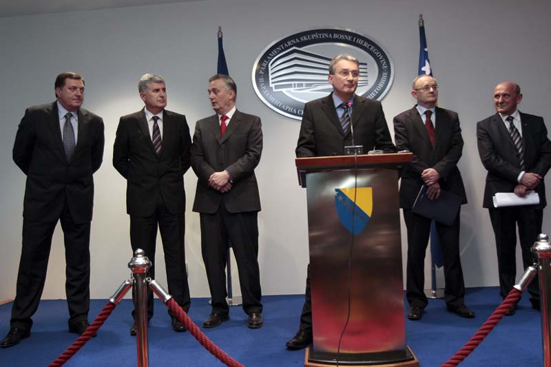 Na dana&scaron;njem sastanku stranačkih lidera &scaron;est vladajućih stranaka u BiH je postignut dogovor o formiranju Vijeća ministara/ Foto: DEPO PORTAL