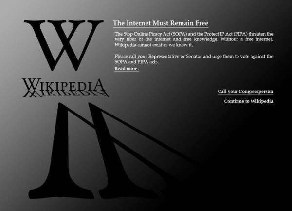 wikipedia protest