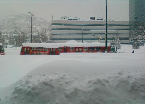 tramvaj u snijegu