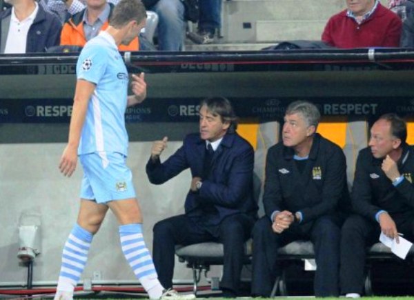 mancini dzeko mancini dzeko
