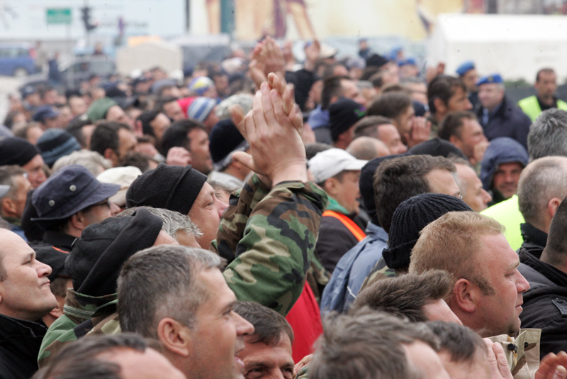 Protesti biv&scaron;ih pripadnika OSBiH u Sarajevu/ Foto: DEPO PORTAL