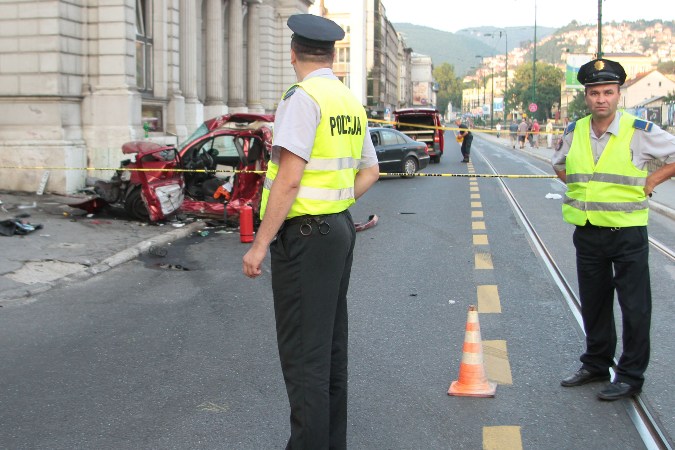 Saobraćajna nesreća kod Narodnog pozori&scaron;ta