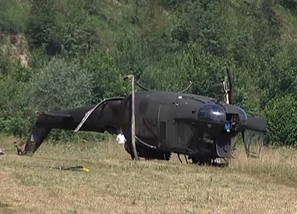 pad helikoptera u Visokom pad helikoptera u Visokom