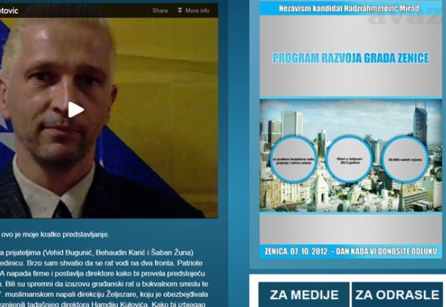 Stranica Mirada Hadžiahmetovića Stranica Mirada Hadžiahmetovića