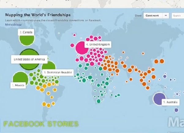 facebook mapa
