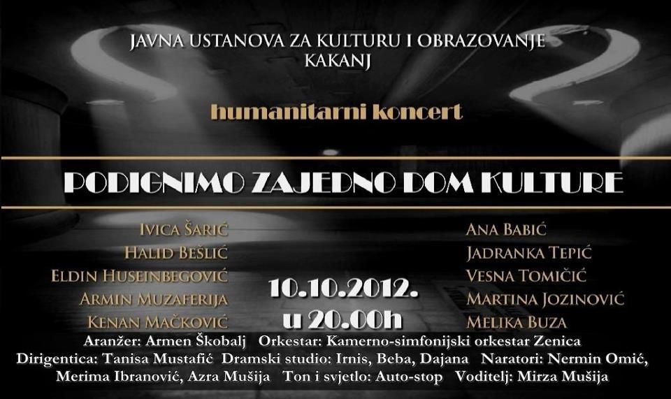 Plakat humanitarni koncert u Kaknju Plakat humanitarni koncert u Kaknju