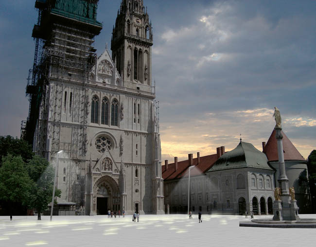 Zagrebačka katedrala_Kaptol Zagrebačka katedrala_Kaptol