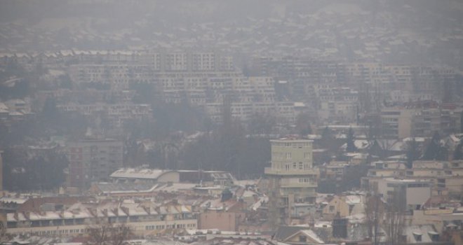 GS: Zagađenje zraka u Sarajevu je alarmantno, hitno poduzeti mjere!