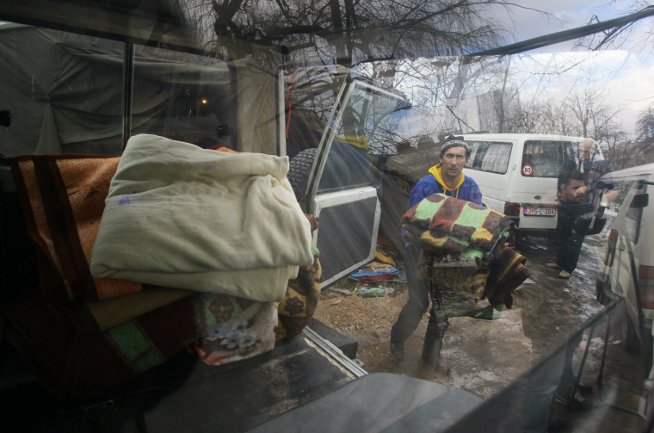 roditelji djece iz Konjević Polja ispred OHR-a/ Foto: AA