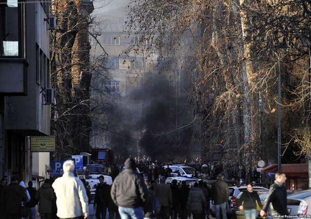 protesti u sarajevu /Foto: RSE