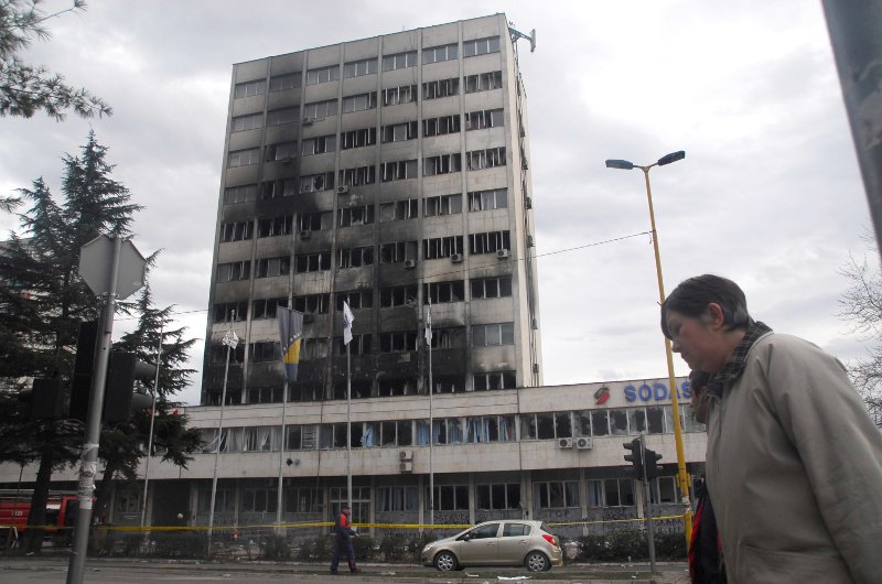 Tuzla nakon velikih demonstracija/ Foto: AA