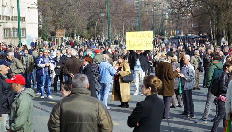 Protesti u Sarajevu, februar/ Foto: AA