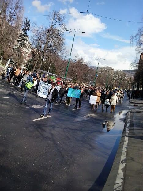 protesti u Sarajevu, februar 2014/ Foto: Depo portal