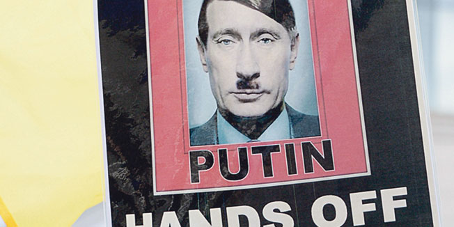 putin kao hitler