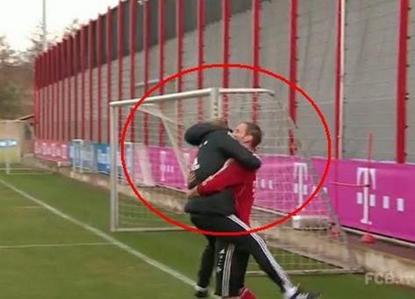 Pep Guardiola i Tom Starke