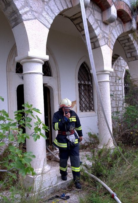 požar - vila Aurora u Trstenom