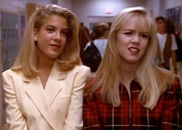 Tori Spelling i Jennie Garth