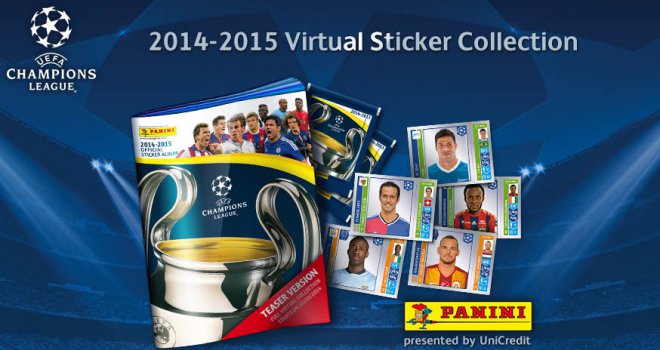 Virtuelni Panini album za UEFA Champions League 2014/2015