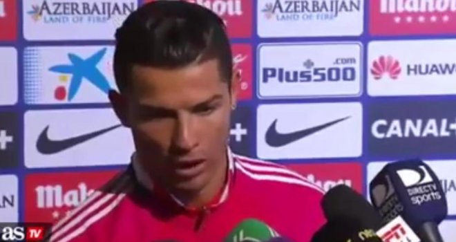 Nervozni Ronaldo novinaru: Nisi inteligentan!