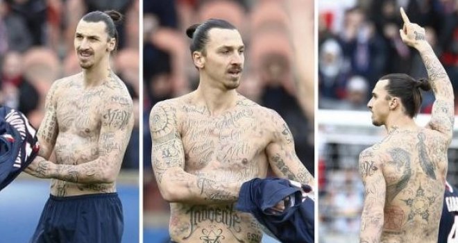 Zlatan Ibrahimović po tijelu istetovirao imena gladnih u svijetu!