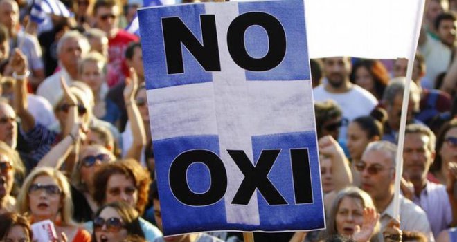 Protesti u Atini, Grci palili zastave Sirize