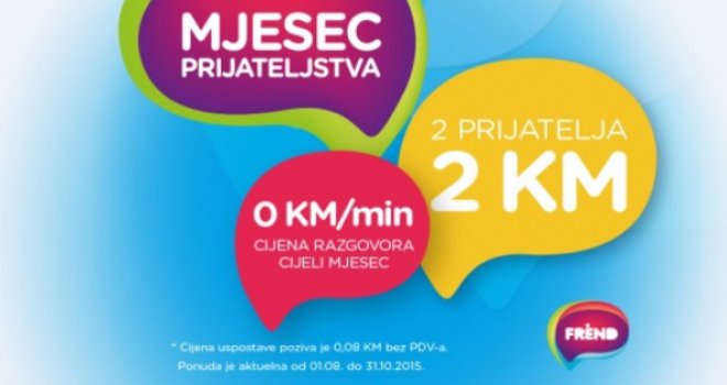 Mjesec prijateljstva – mjesec neograničenih razgovora