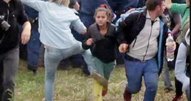 Mađarska novinarka koja je nogom udarala migrante oslobođena
