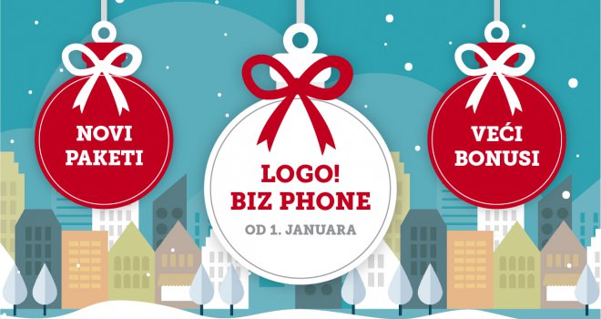 Od 1. januara novi paketi i veći bonusi LoGO! BIZ Phone