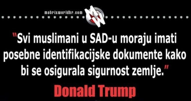 Zlo je posijano i da Trump nije izabran:  Nezaustavljivo jačanje desnice na Zapadu protiv islama