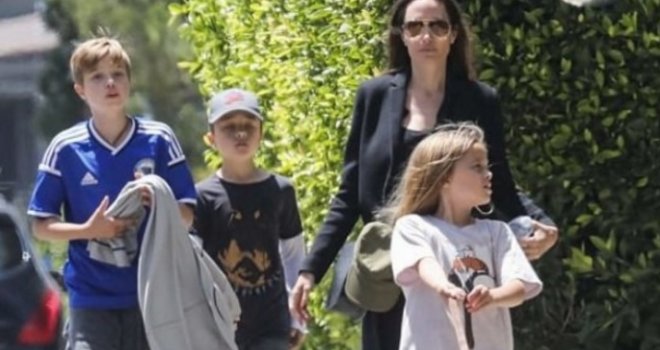 Kćerka Angeline Jolie prošetala u dresu fudbalske reprezentacije BiH