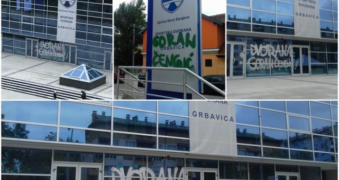 Građani revoltirani: Na sportskom objektu na Grbavici osvanuli grafiti 'Dvorana Goran Čengić'